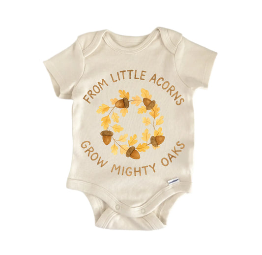 From Little Acorns Oak Newborn Baby Onesie®