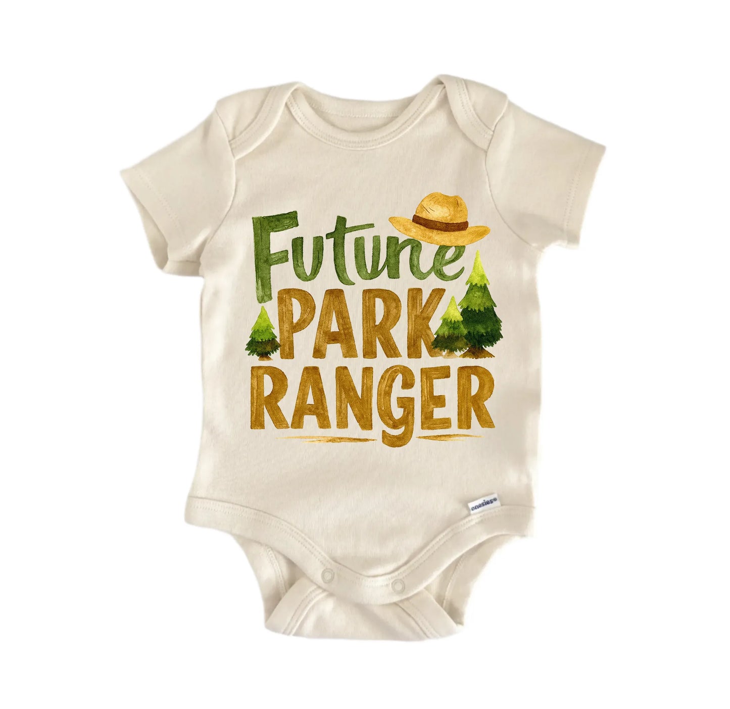 Future Park Ranger Newborn Baby Onesie® Onesie®