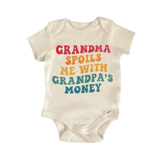 Grandma Grandpa Spoil Newborn Baby Onesie®