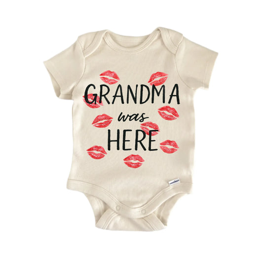 Grandma Kisses Newborn Baby Onesie®