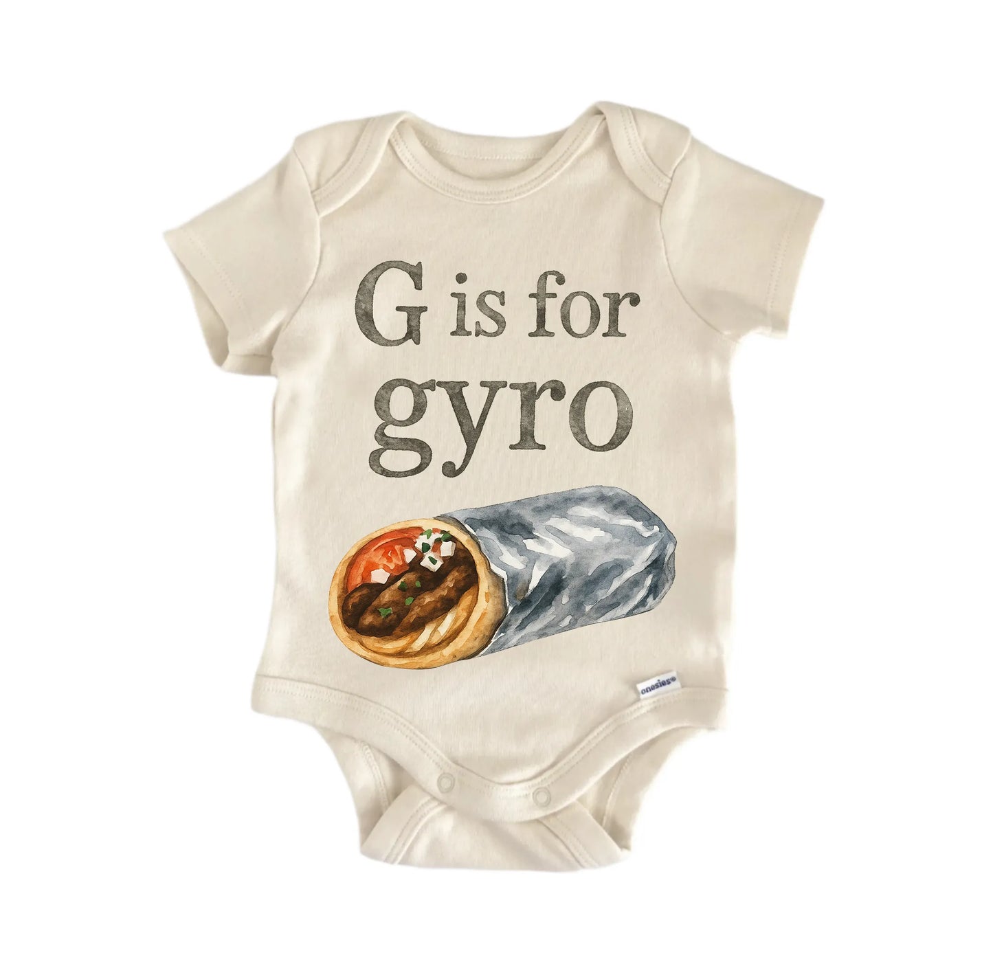 Greek Gyro Greece Newborn Baby Onesie® Onesie®