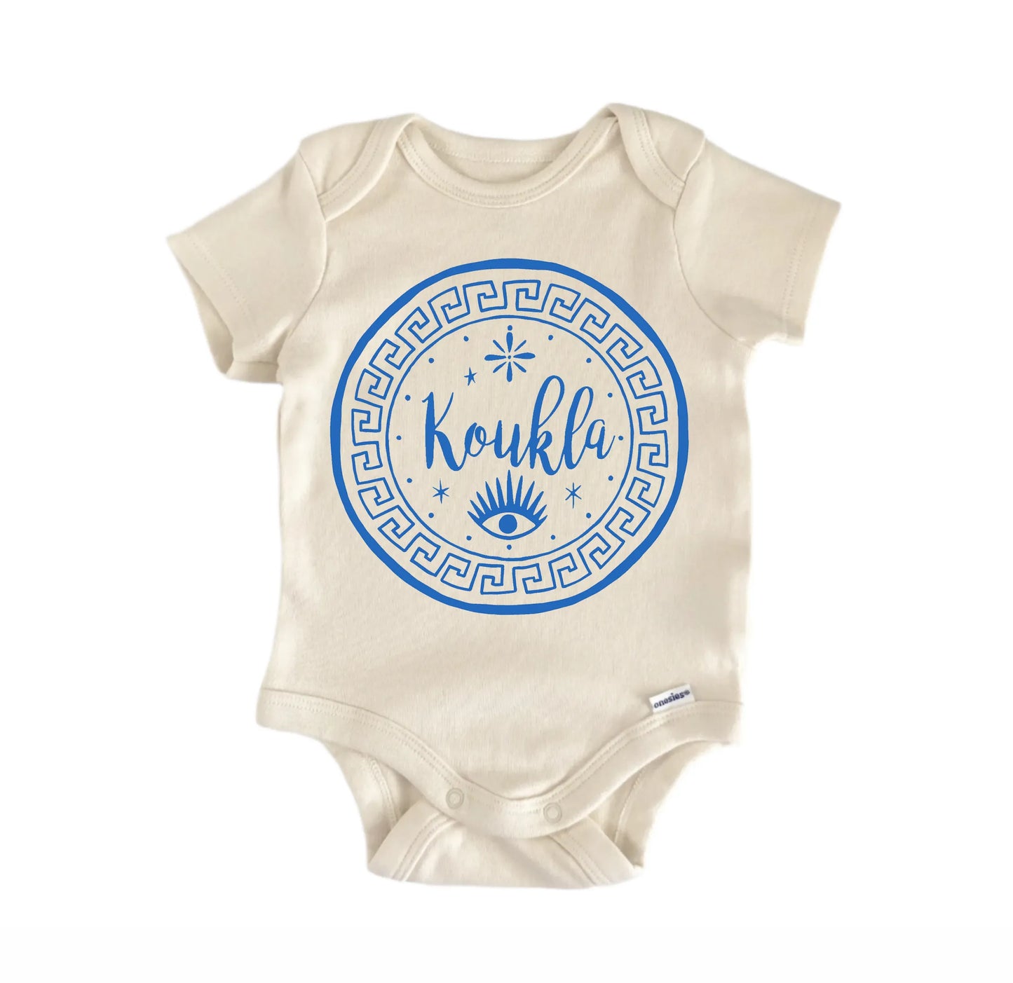 Greek Koukla Eye Newborn Baby Onesie® Onesie®