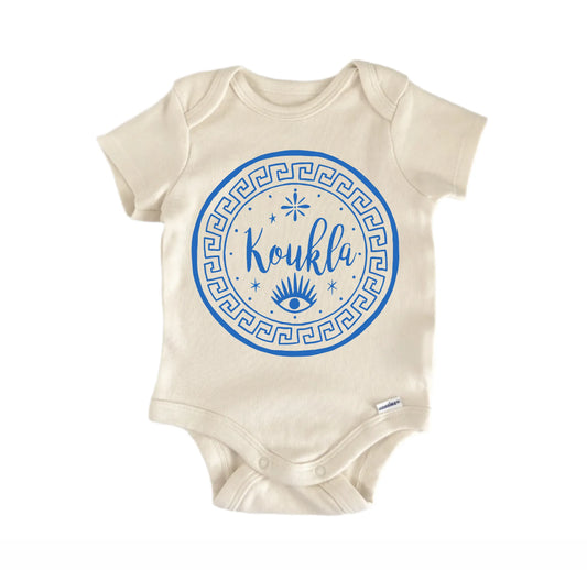 Greek Koukla Eye Newborn Baby Onesie®