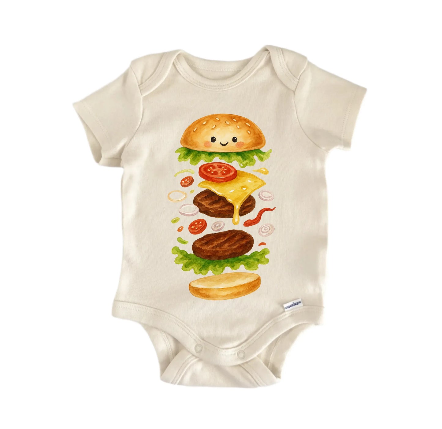 Hamburger Slider Foodie Newborn Baby Onesie® Onesie®