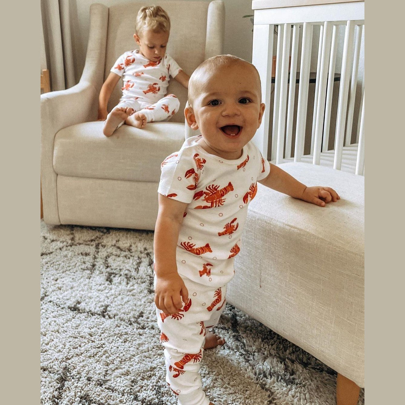 Heads or Tails Lobster Crawfish Pajamas