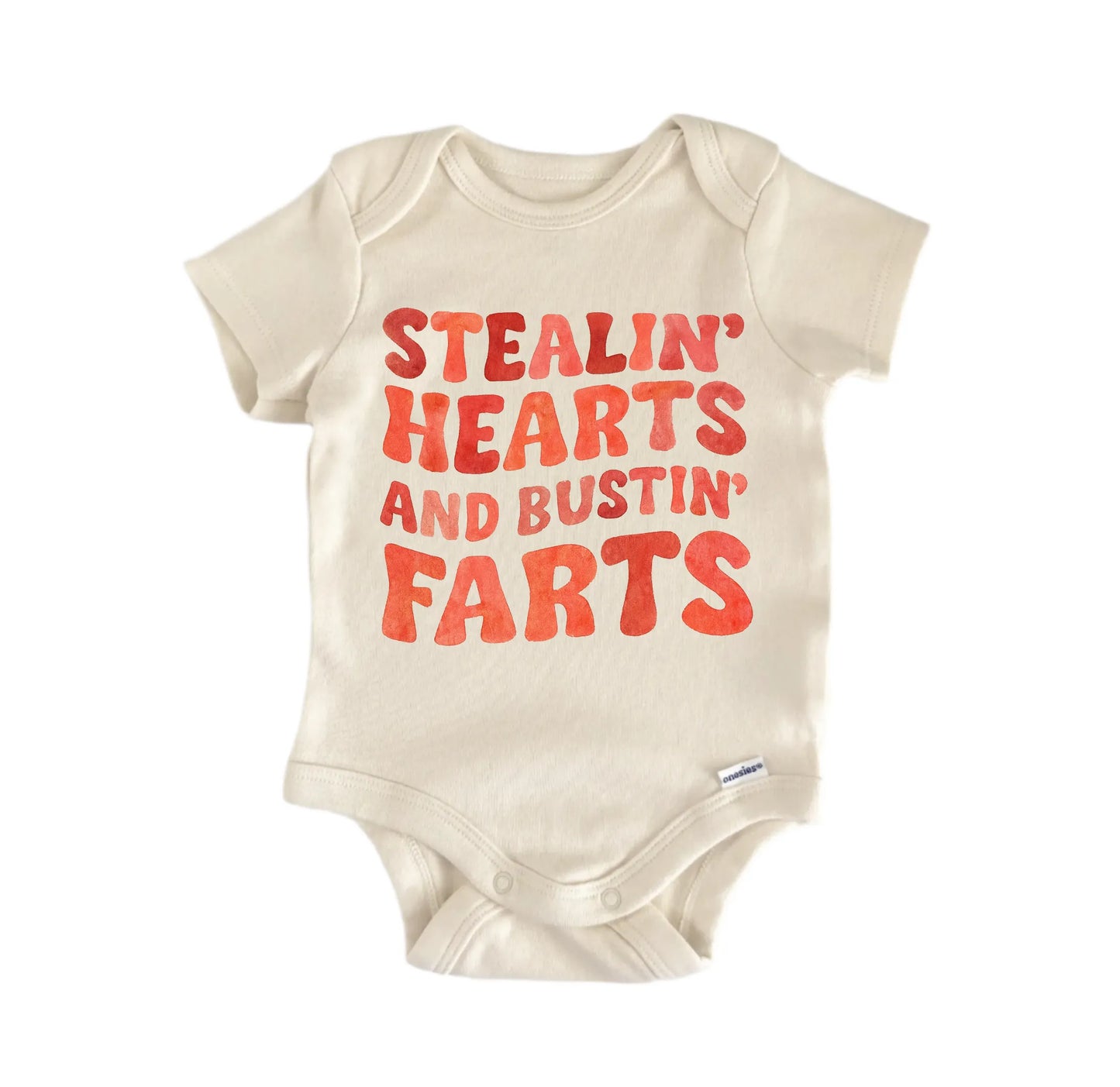 Hearts Farts Valentine's Day Newborn Baby Onesie® Onesie®