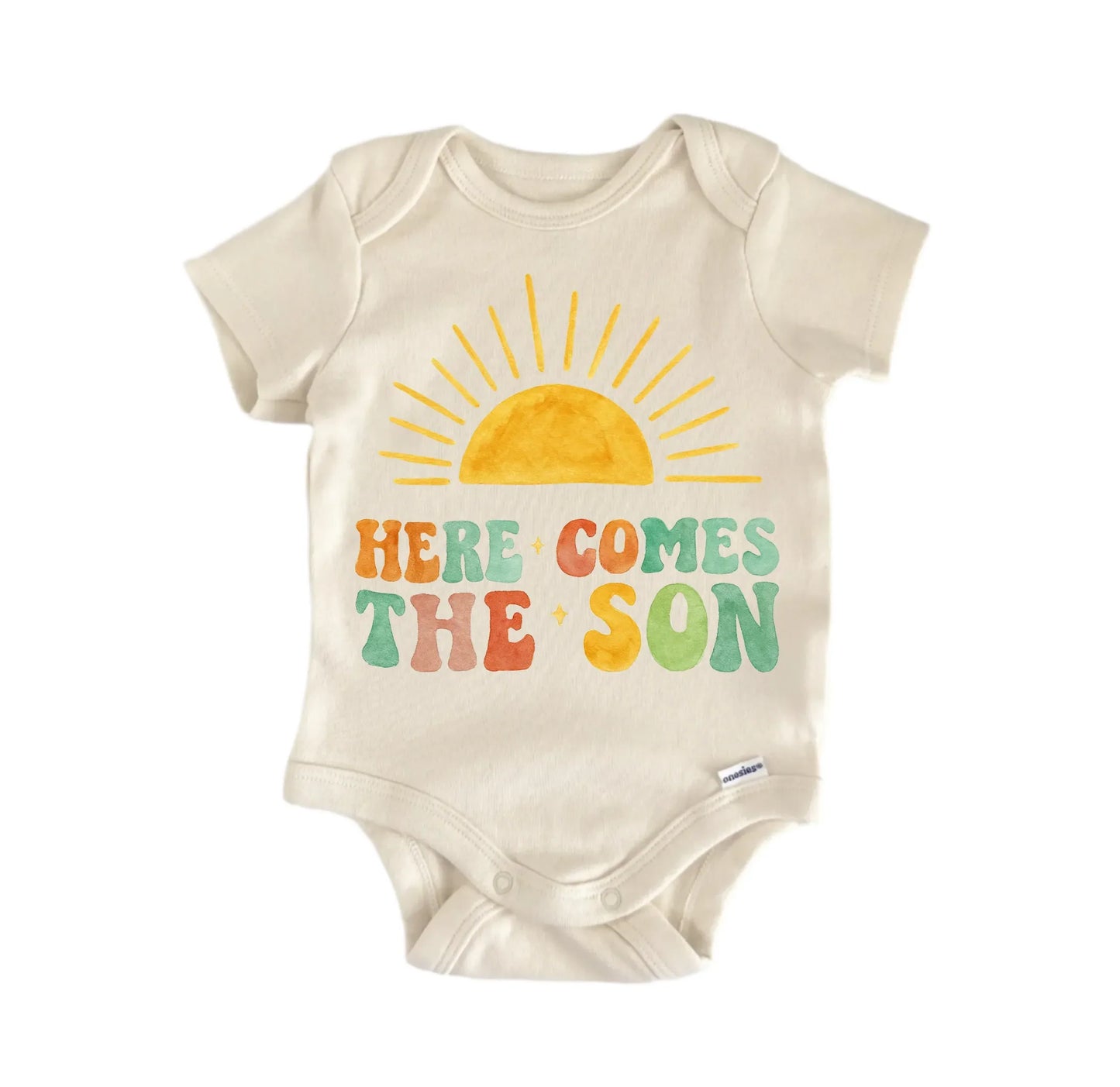 Here Comes The Son Music Pop Classic Rock Newborn Baby Onesie® Onesie®