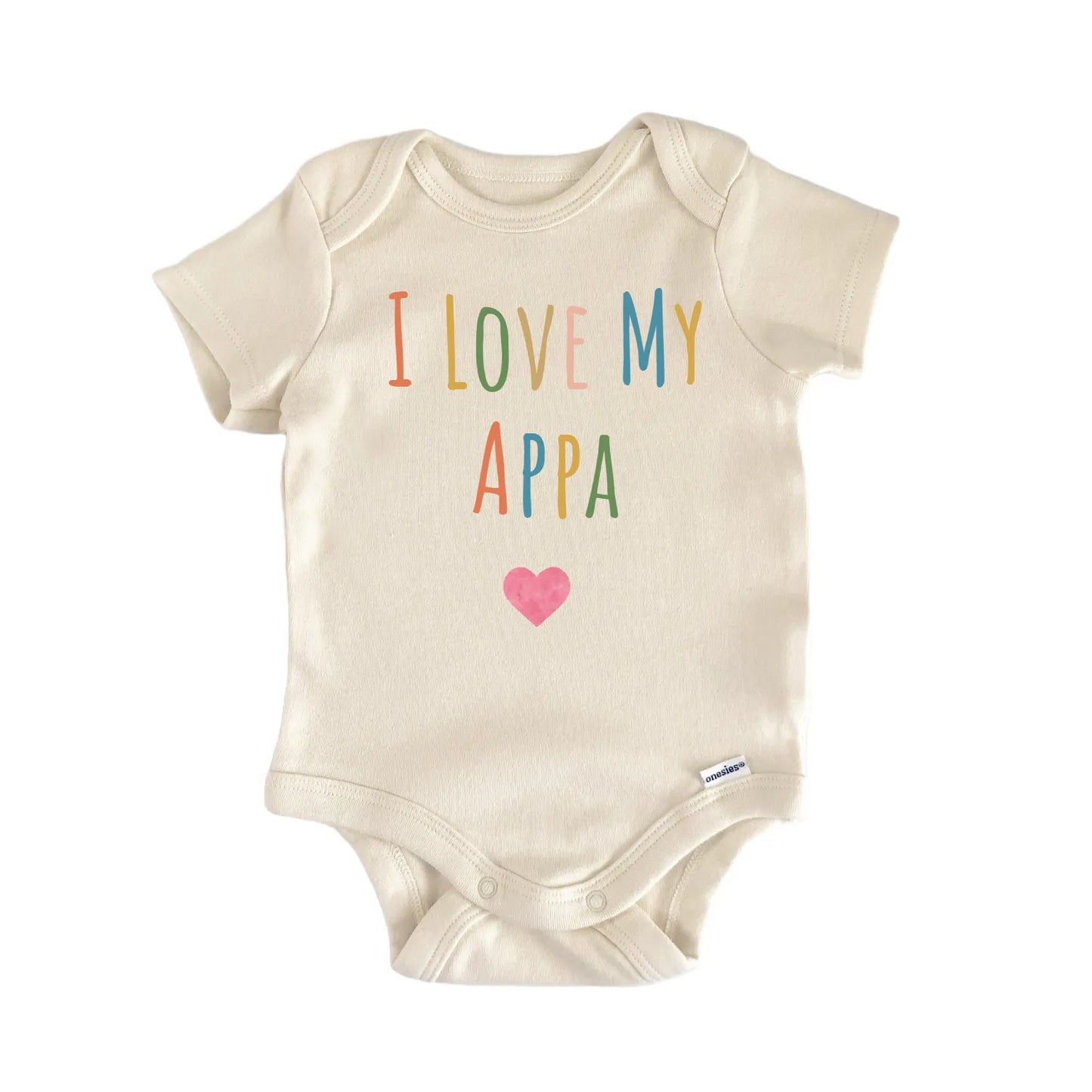 I Love My Appa Newborn Baby Onesie® Onesie®