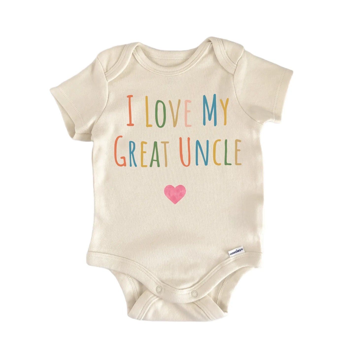 I Love My Great Uncle Newborn Baby Onesie® Onesie®