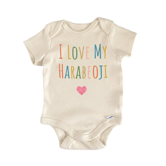I Love My Harabeoji Newborn Baby Onesie®