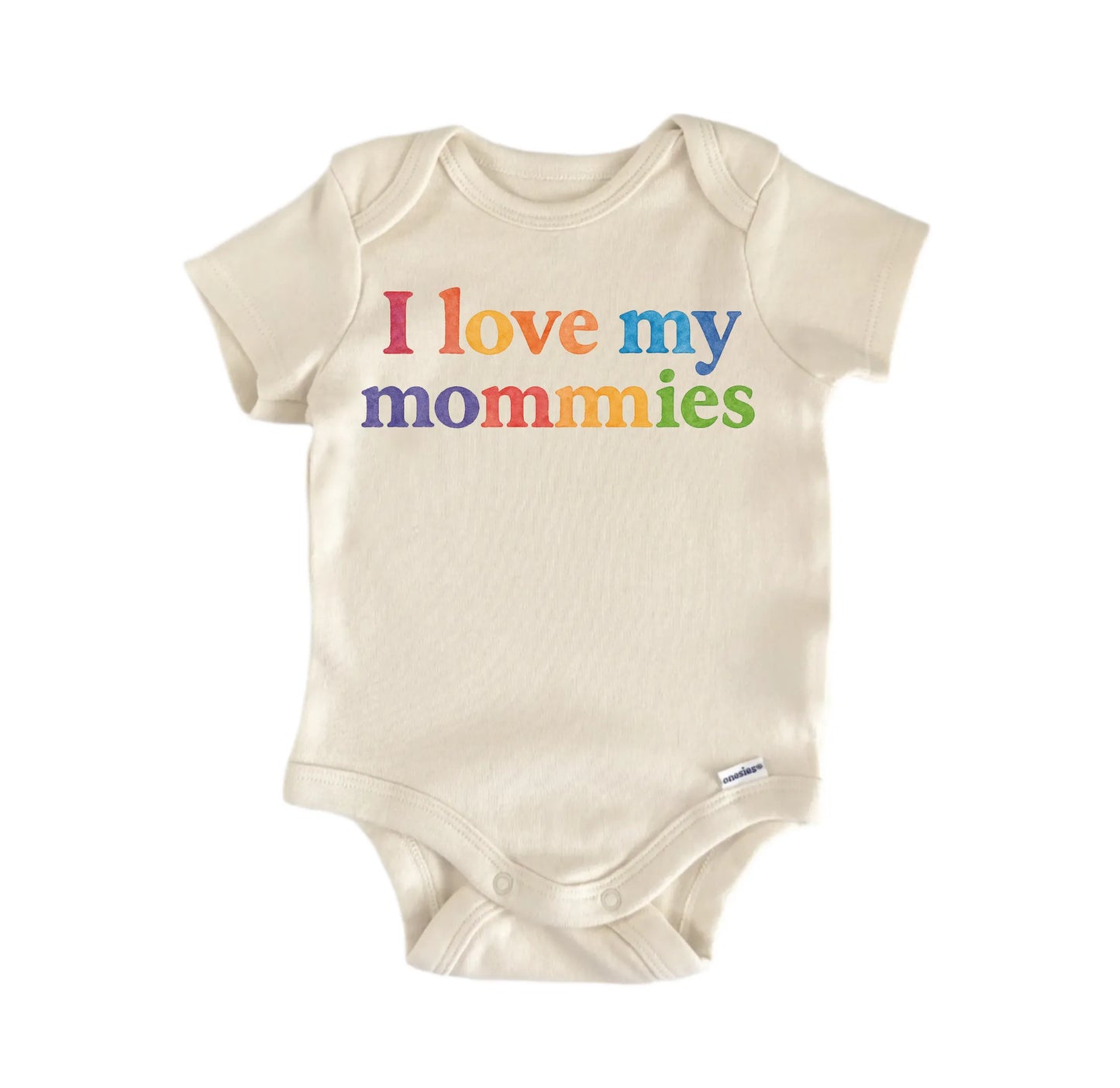 I Love My Mommies Two Moms Newborn Baby Onesie® Onesie®
