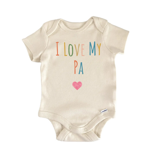 I Love My Pa Newborn Baby Onesie®