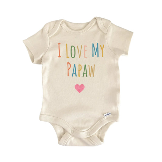 I Love My Papaw Newborn Baby Onesie®