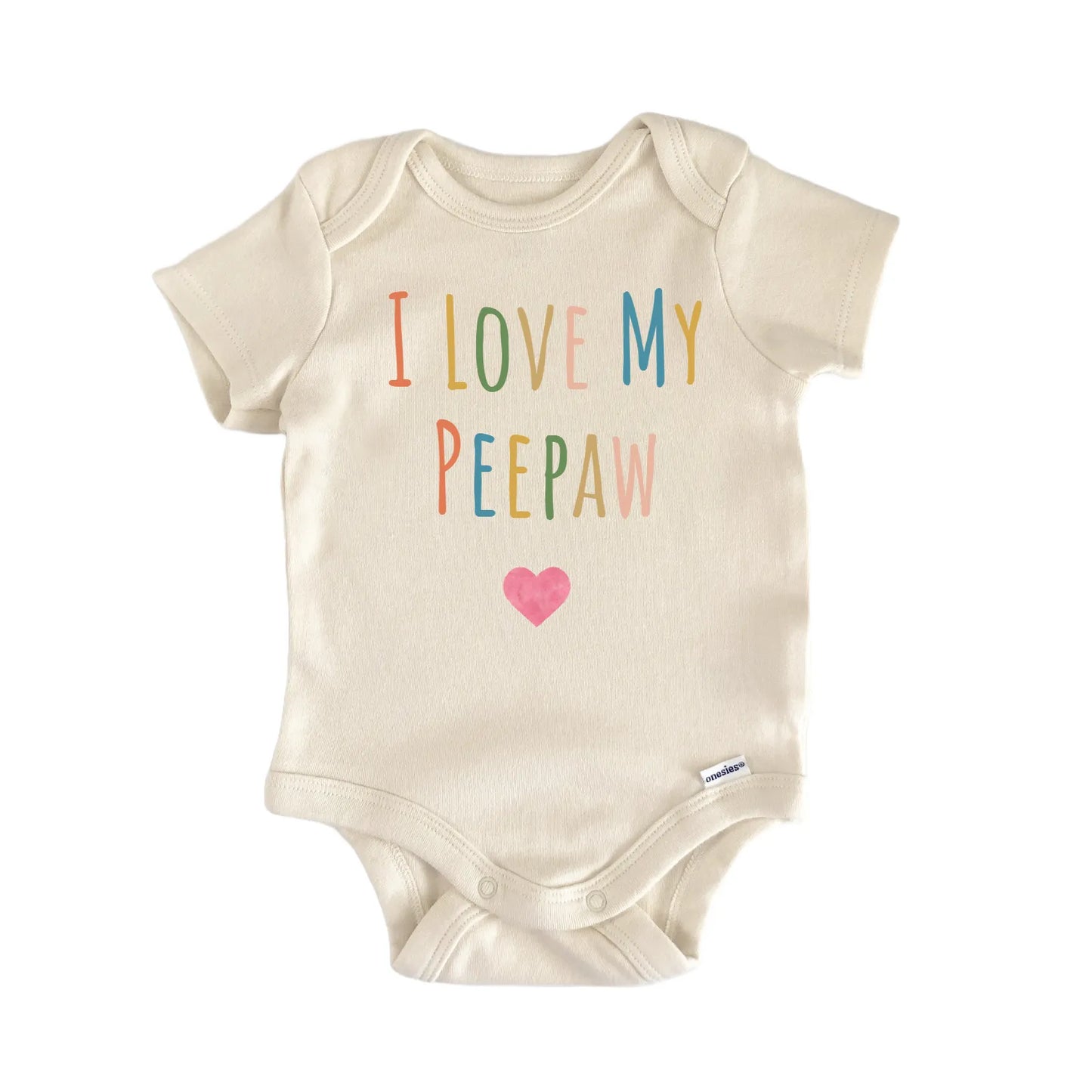 I Love My Peepaw Newborn Baby Onesie® Onesie®