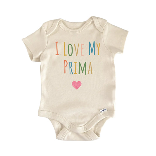 I Love My Prima Newborn Baby Onesie®
