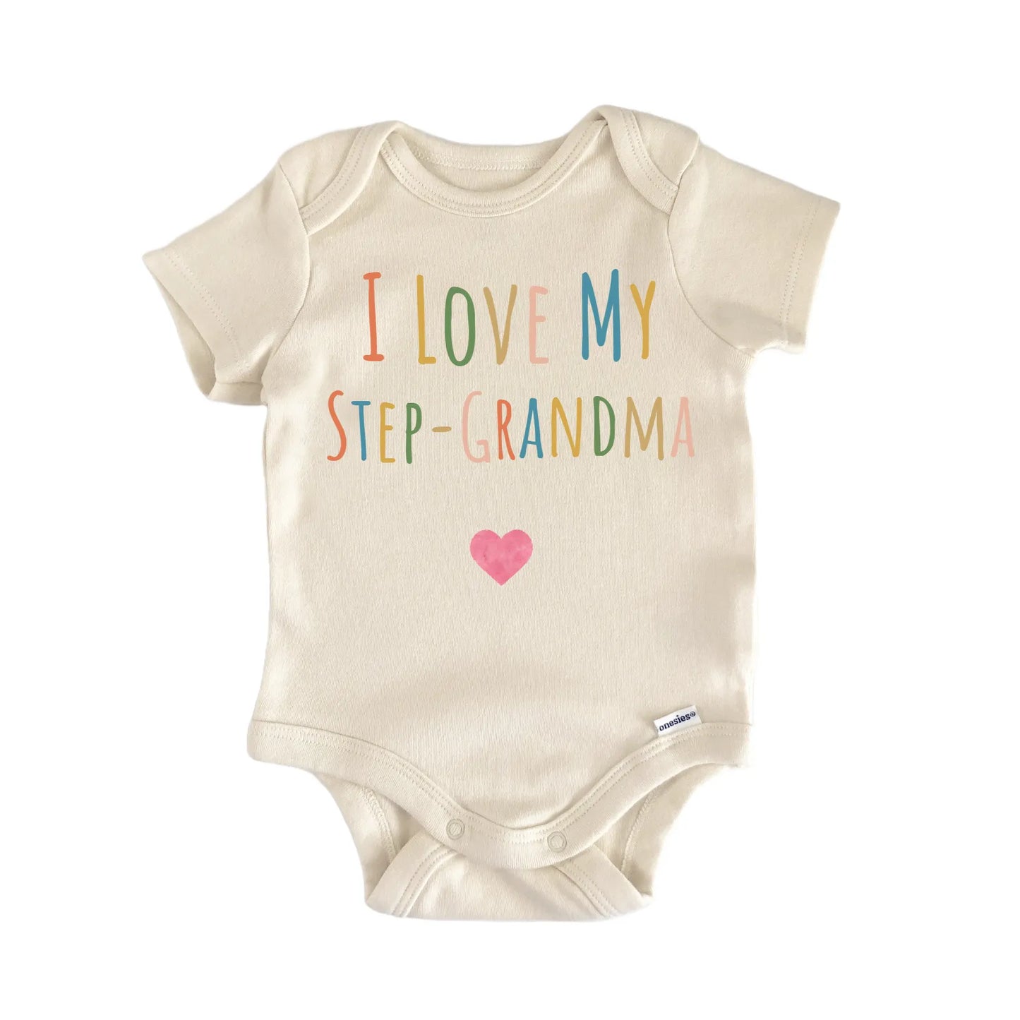I Love My Stepgrandma Newborn Baby Onesie® Onesie®