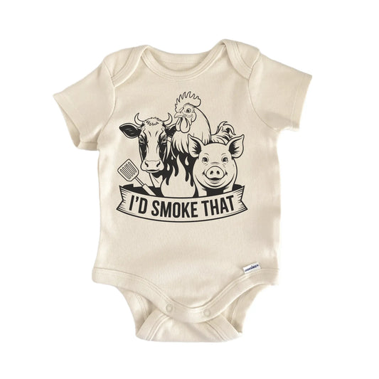 Id Smoke That Grillmaster Bbq Newborn Baby Onesie®