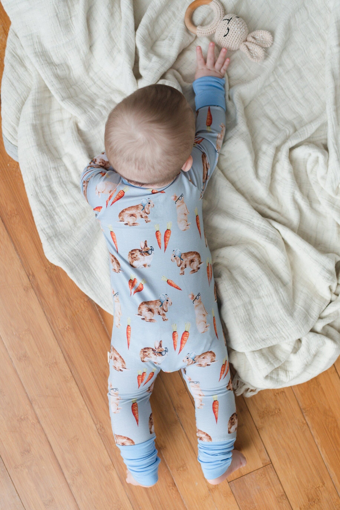 Hoppy Dudes Bamboo Zippy Pajamas