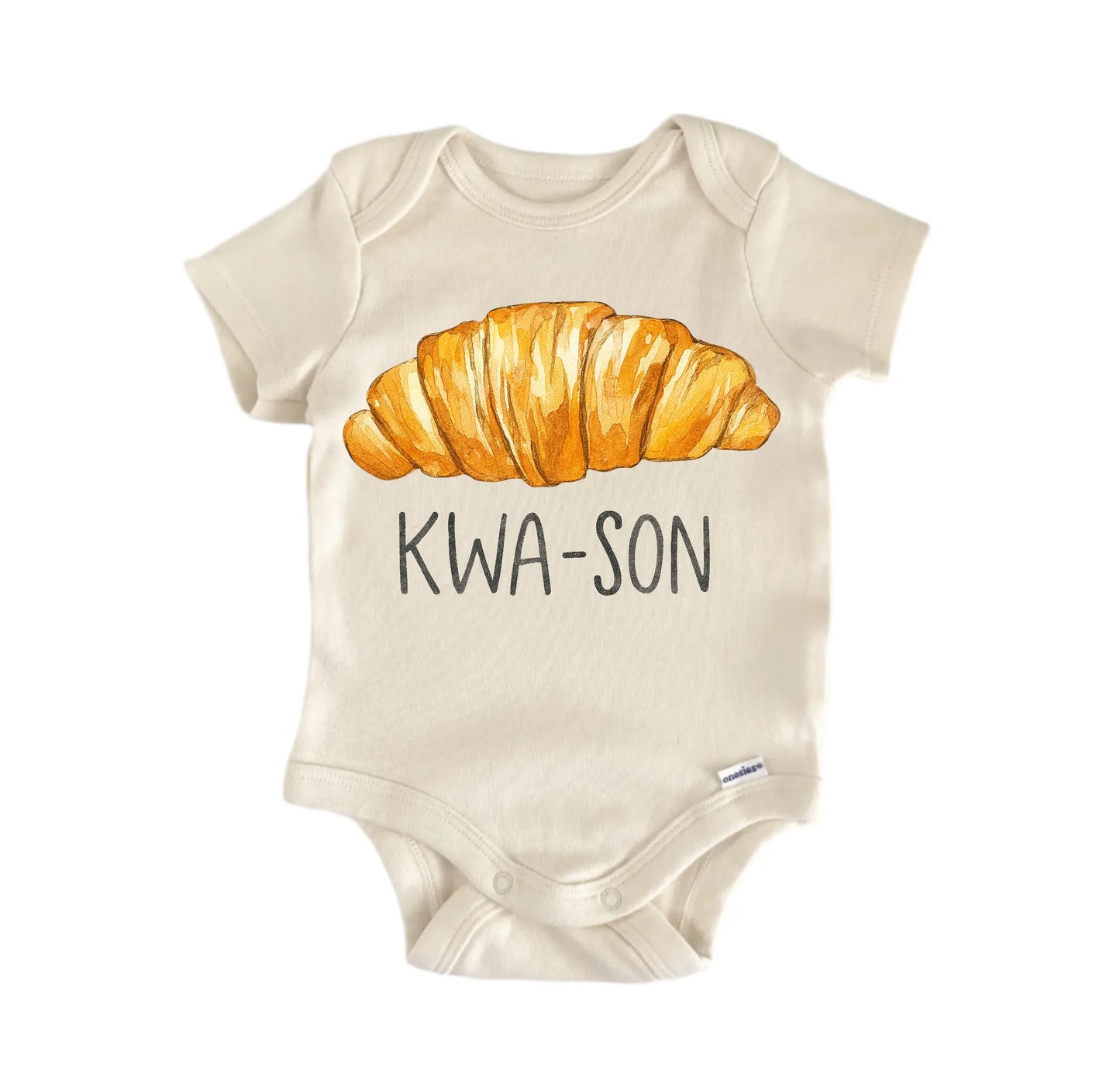Kwa Son Croissant Baking Newborn Baby Onesie® Onesie®