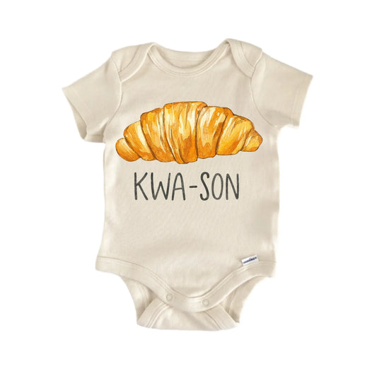 Kwa Son Croissant Baking Newborn Baby Onesie®