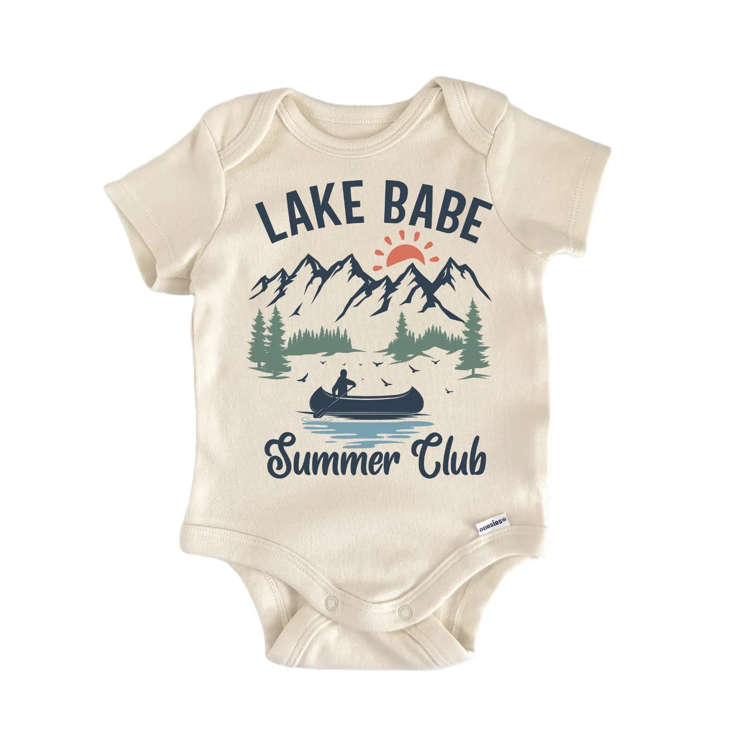 Lake Babe Summer Club Newborn Baby Onesie® Onesie®