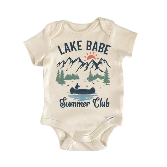 Lake Babe Summer Club Newborn Baby Onesie®