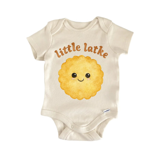 Latke Jewish Hanukkah Newborn Baby Onesie®