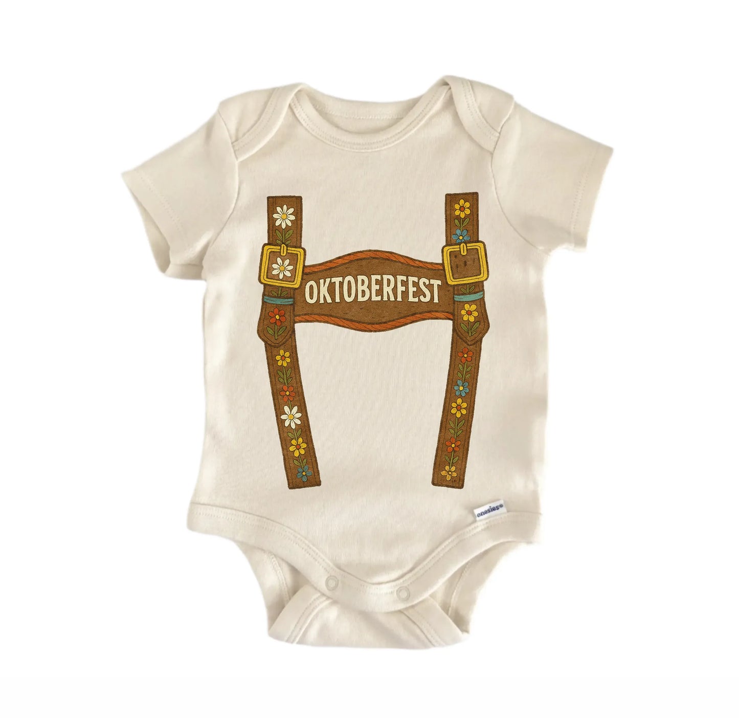 Lederhosen Oktoberfest Newborn Baby Onesie® Onesie®