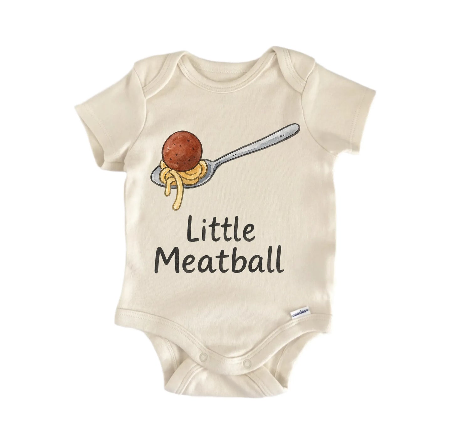 Little Meatball Italian Newborn Baby Onesie® Onesie®