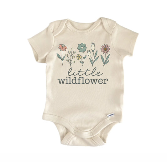 Little Wildflower Cottagecore Newborn Baby Onesie®