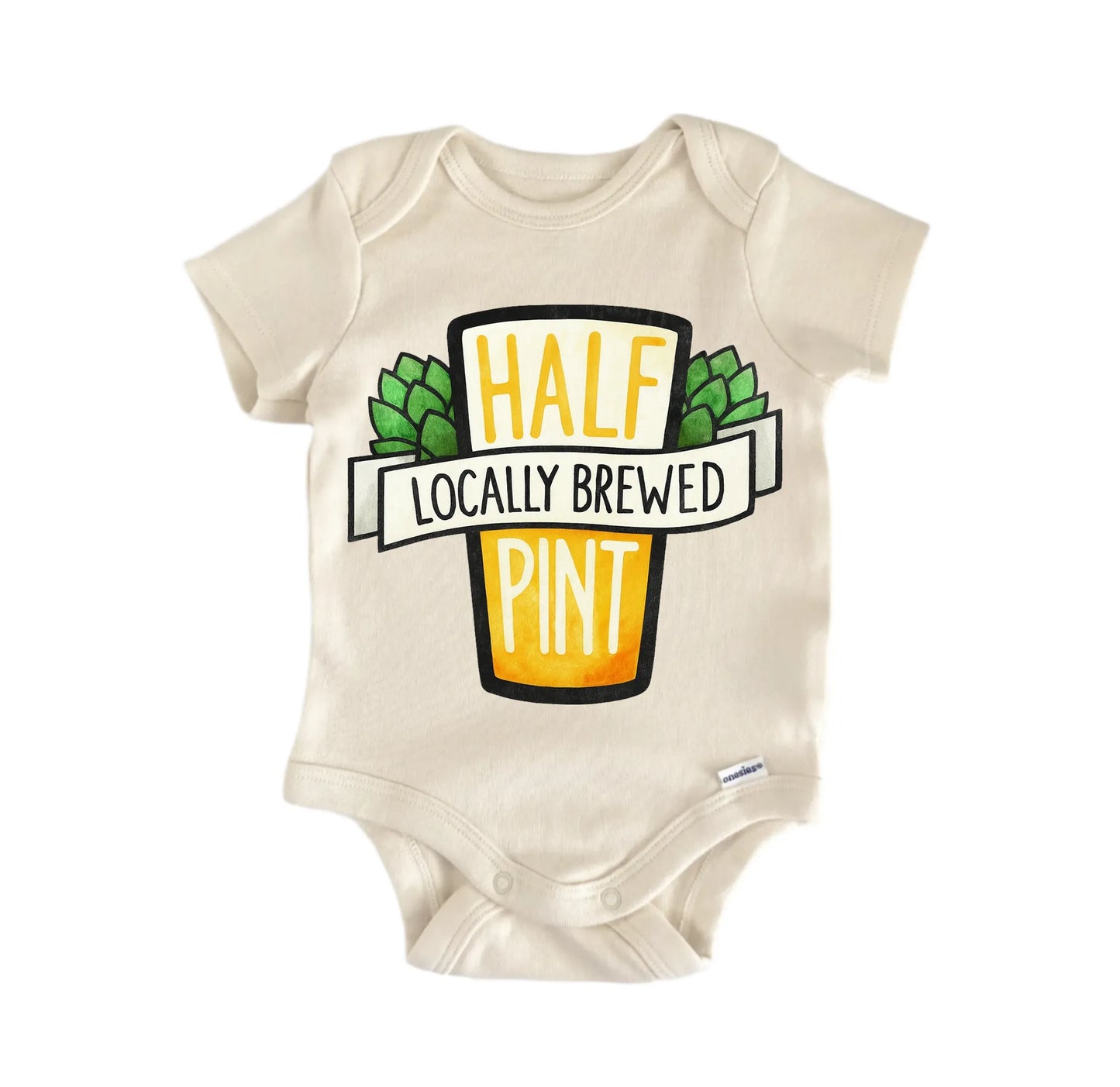 Locally Brewed Half Pint Newborn Baby Onesie® Onesie®