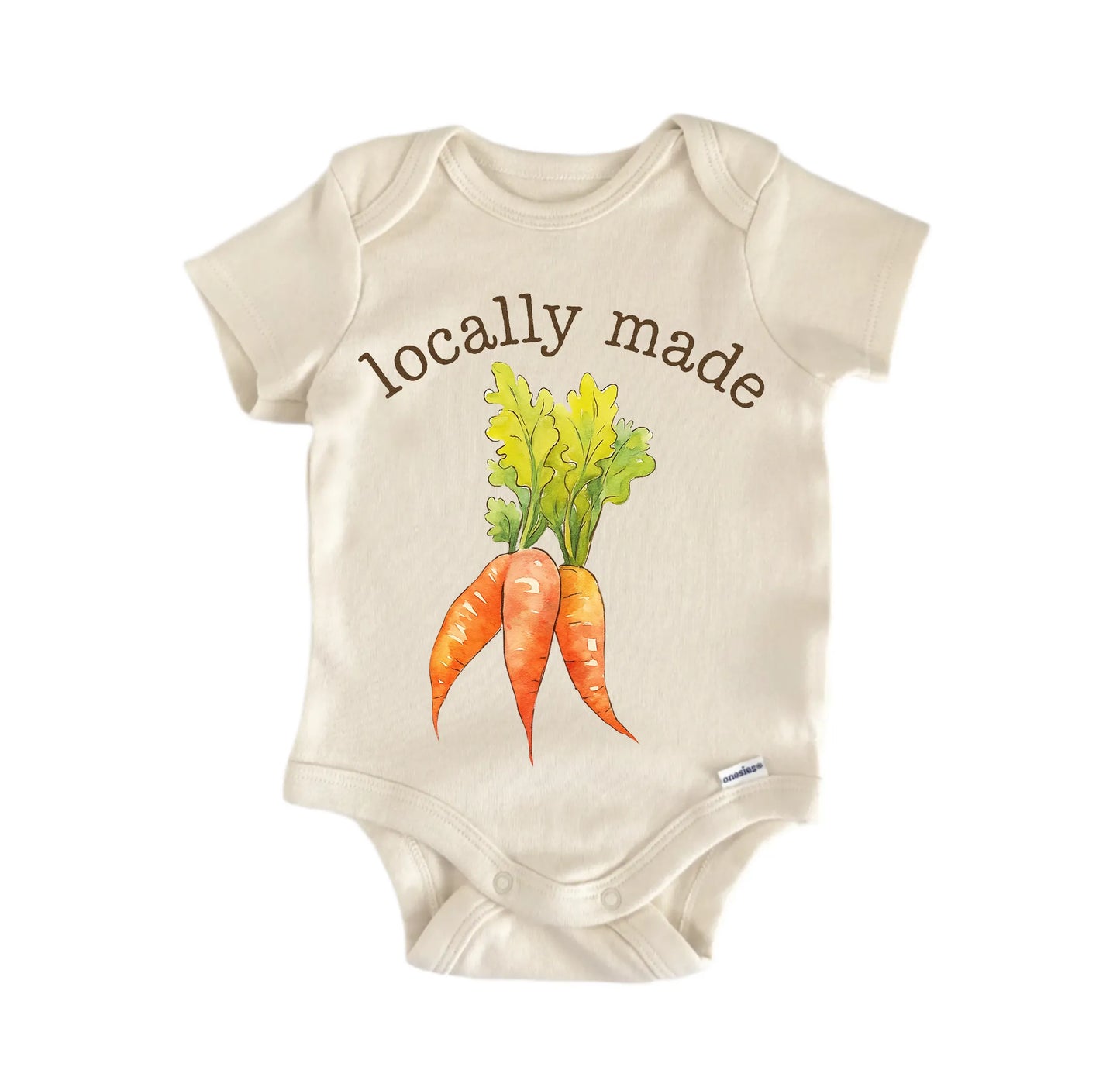 Locally Made Carrots Newborn Baby Onesie® Onesie®