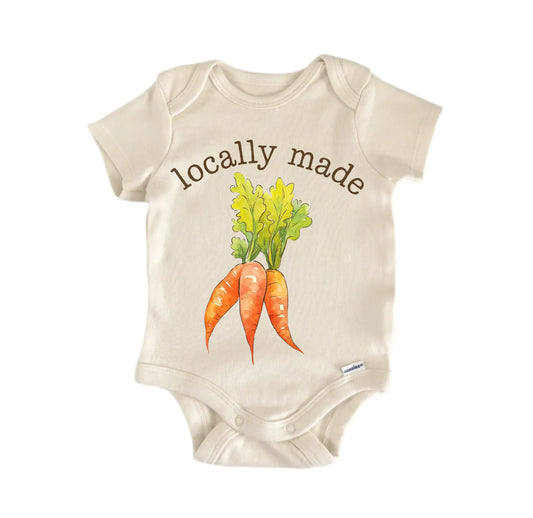Locally Made Carrots Newborn Baby Onesie®