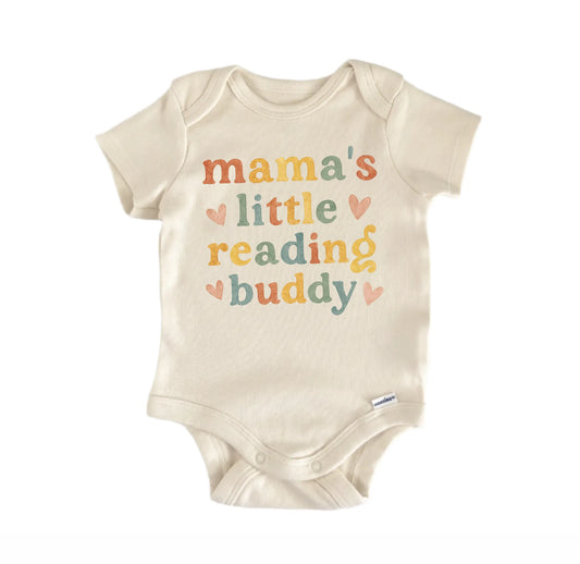 Mama Reading Buddy Newborn Baby Onesie®