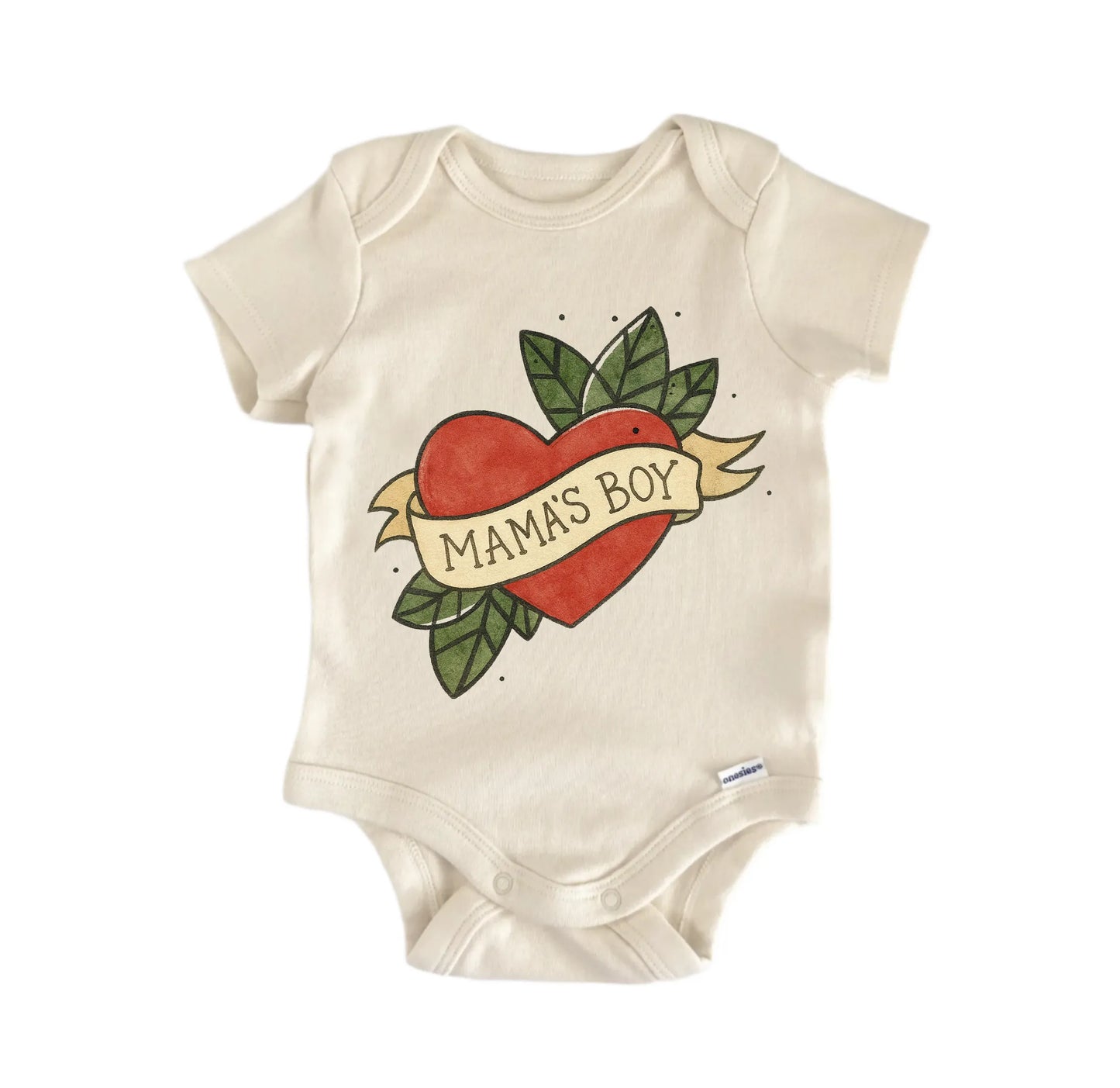 Mama's Boy Tattoo Newborn Baby Onesie® Onesie®