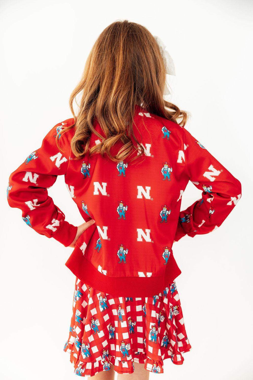 Nebraska Red Herbie Husker Satin Jacket
