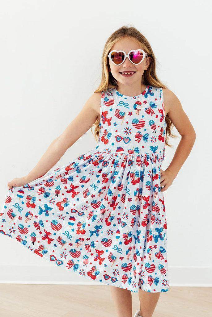 Little Miss Liberty Tank Twirl Dress
