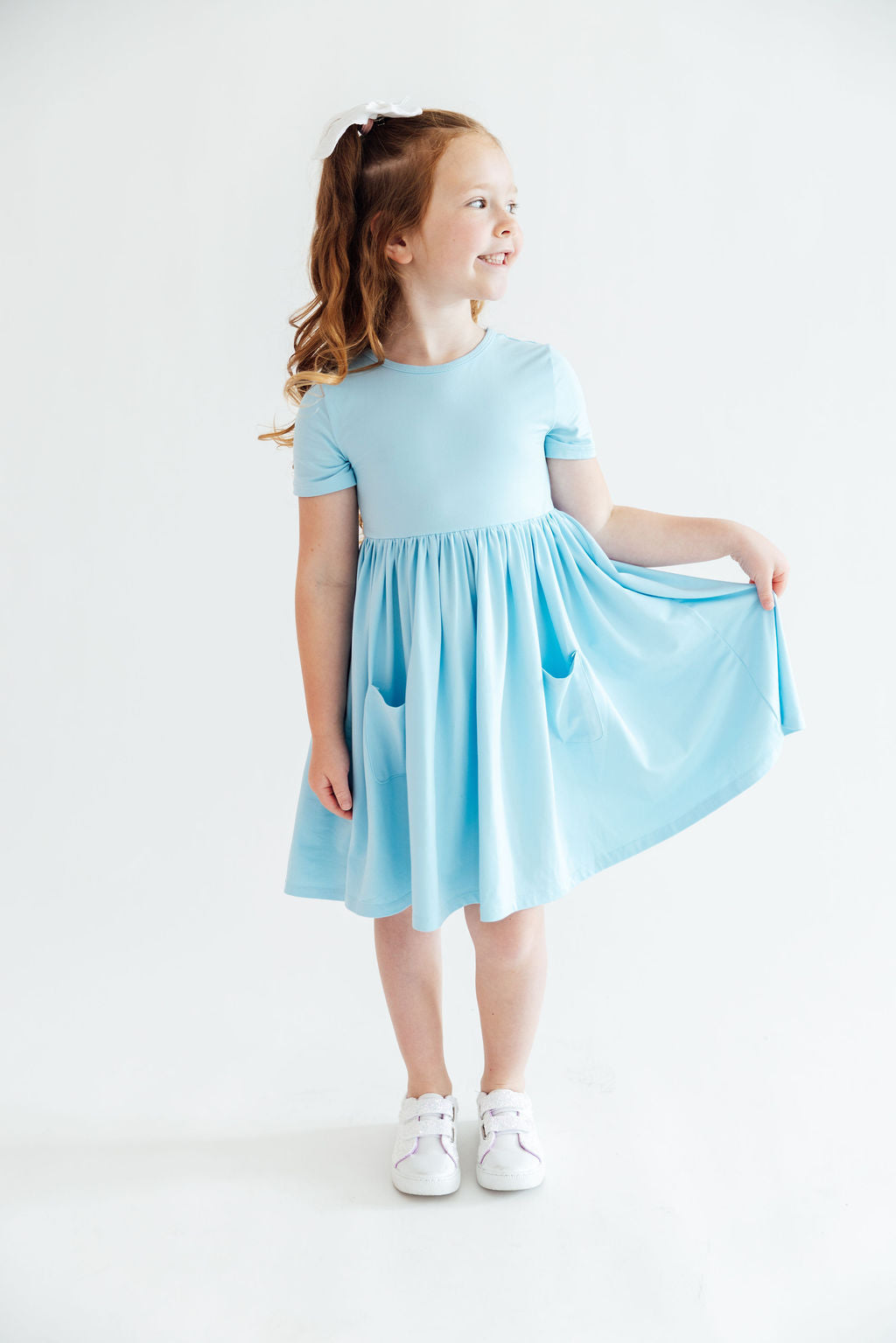 SALE Bluebird 3/4 Sleeve Ruffle Twirl Dress