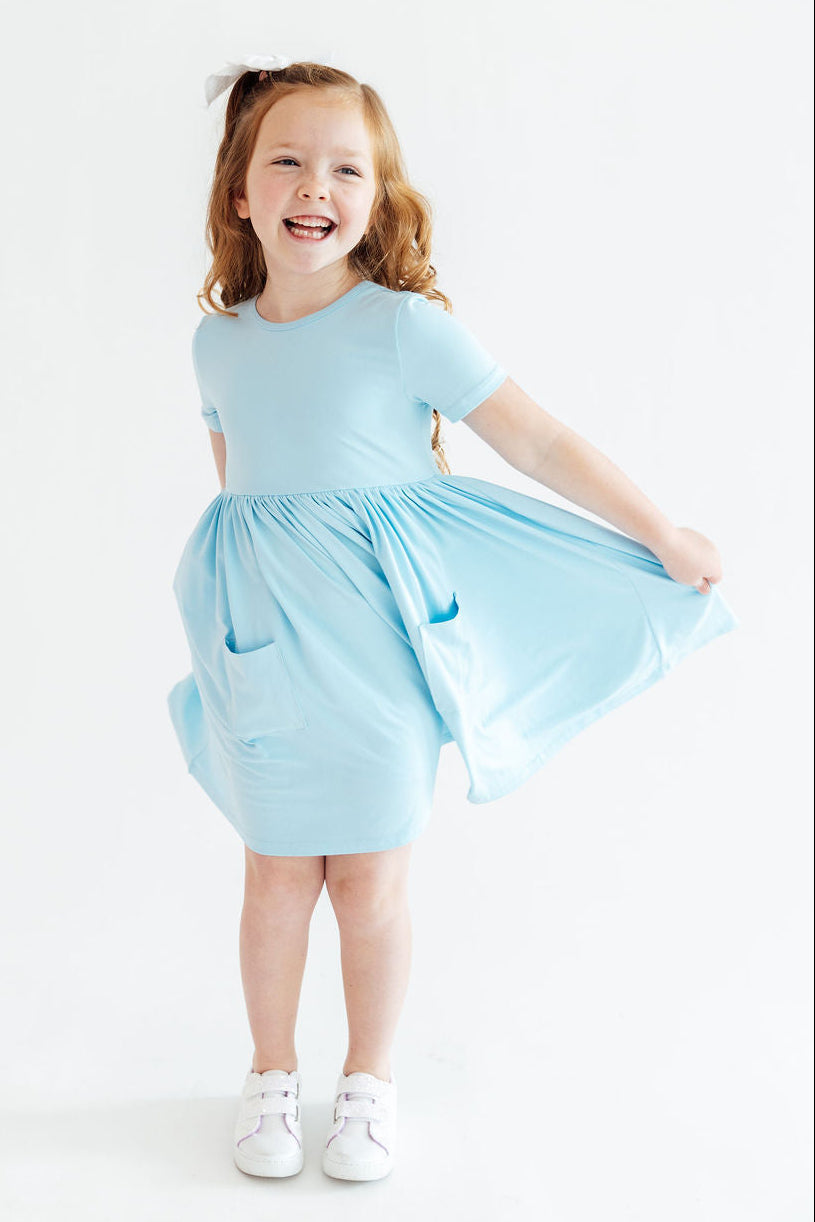 SALE Bluebird 3/4 Sleeve Ruffle Twirl Dress