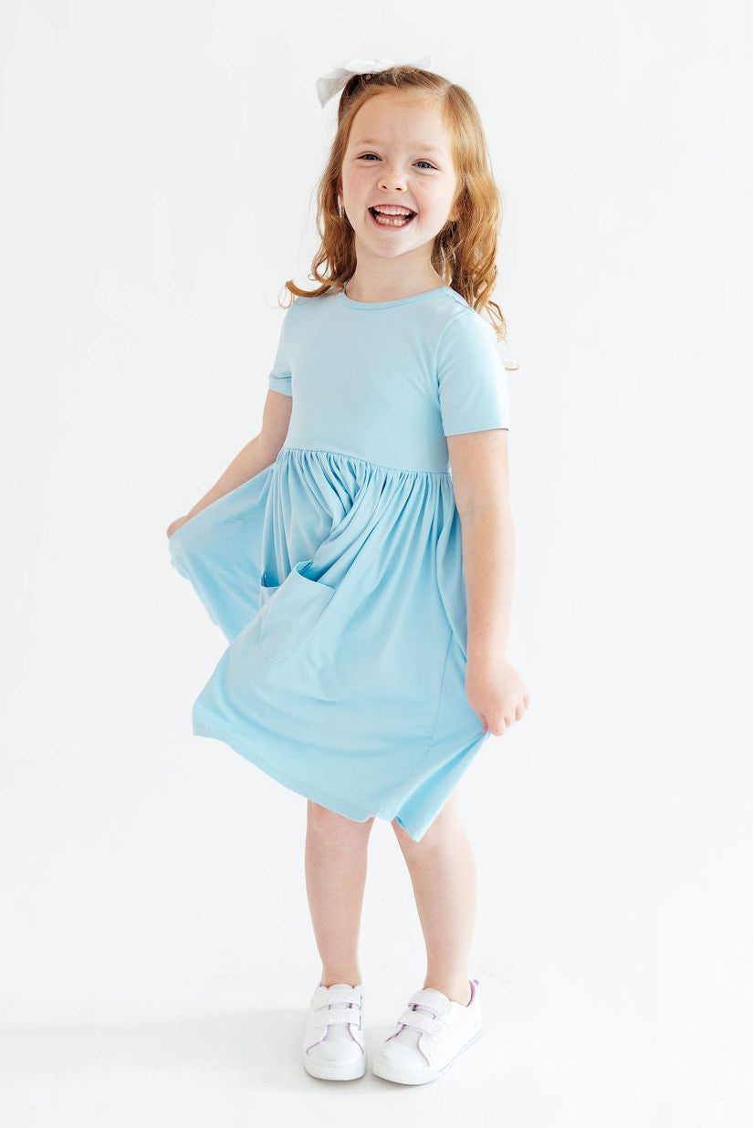 SALE Bluebird 3/4 Sleeve Ruffle Twirl Dress