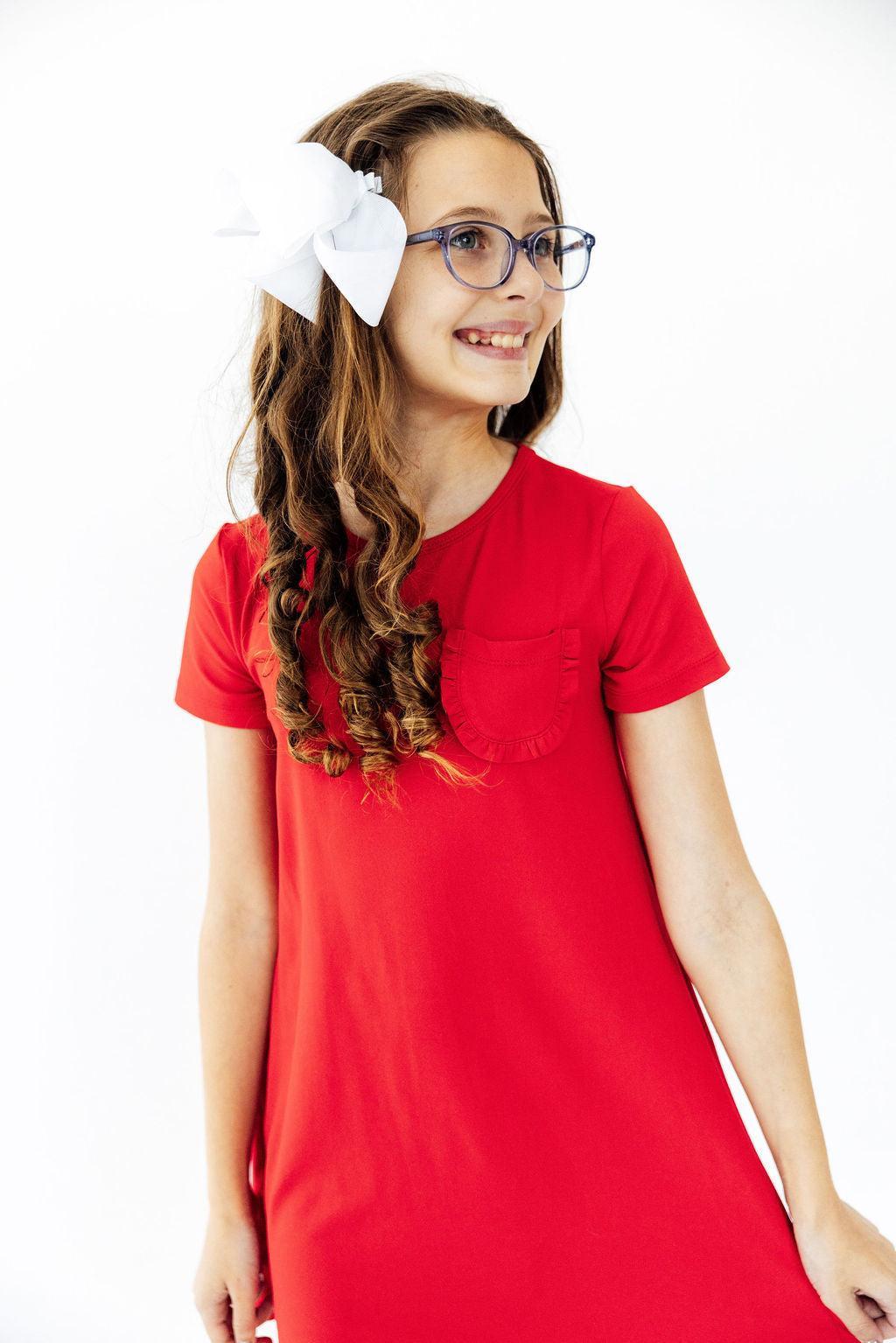 Red T-Shirt Dress