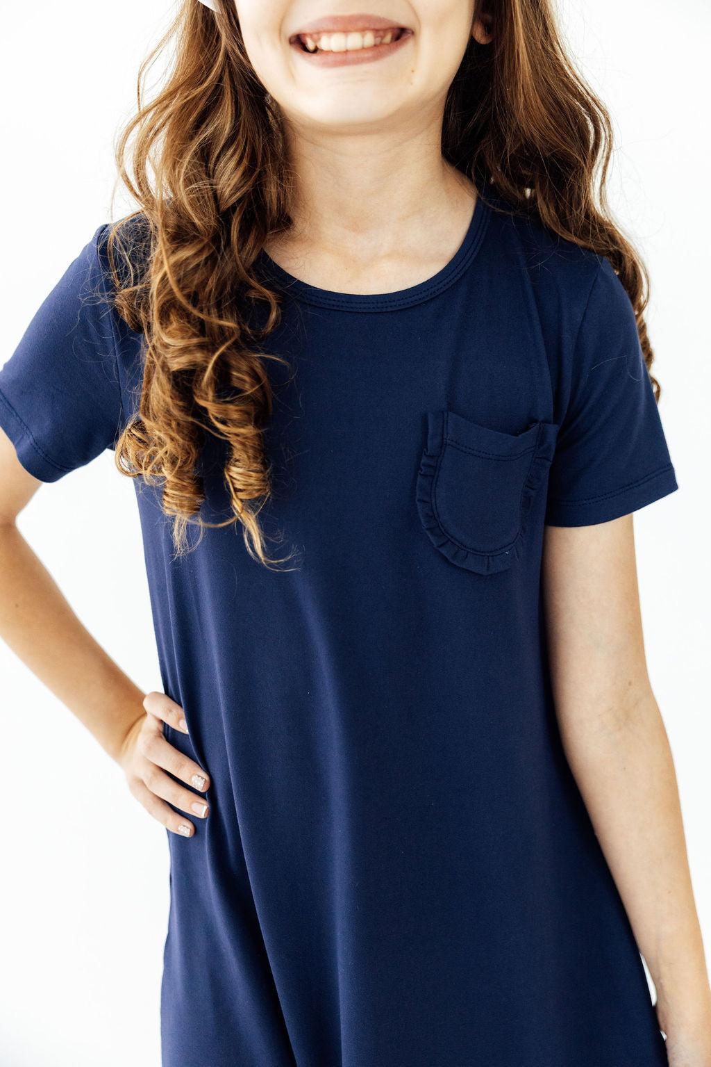 Navy T-Shirt Dress