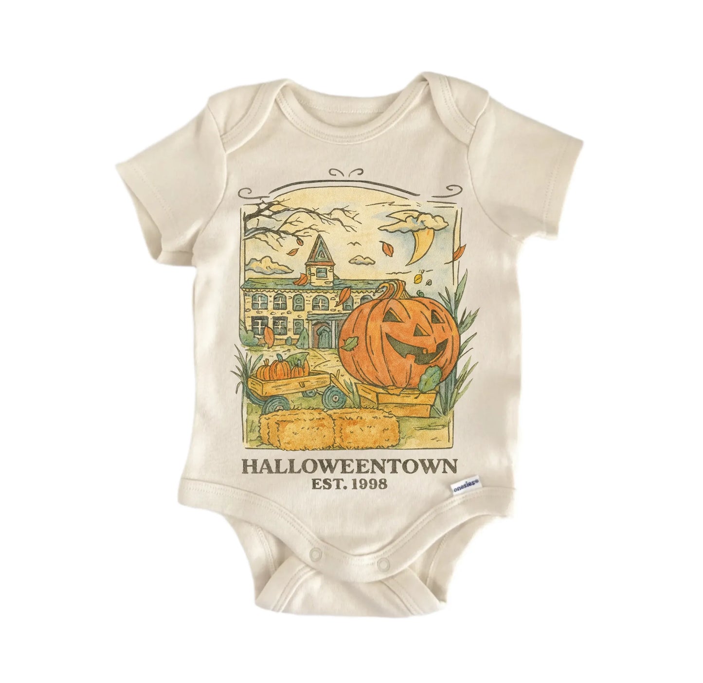 Movie Halloween Pumpkin Newborn Baby Onesie® Onesie®