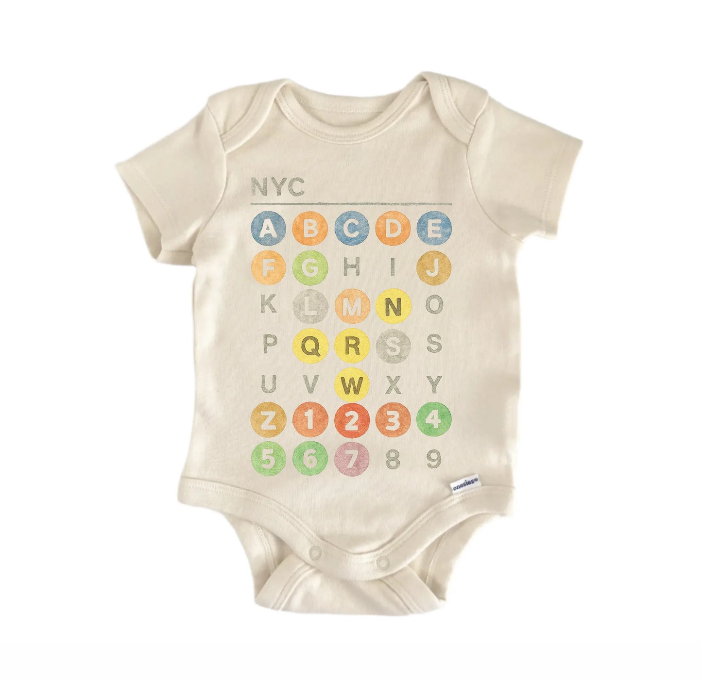 New York City Subway Newborn Baby Onesie® Onesie®