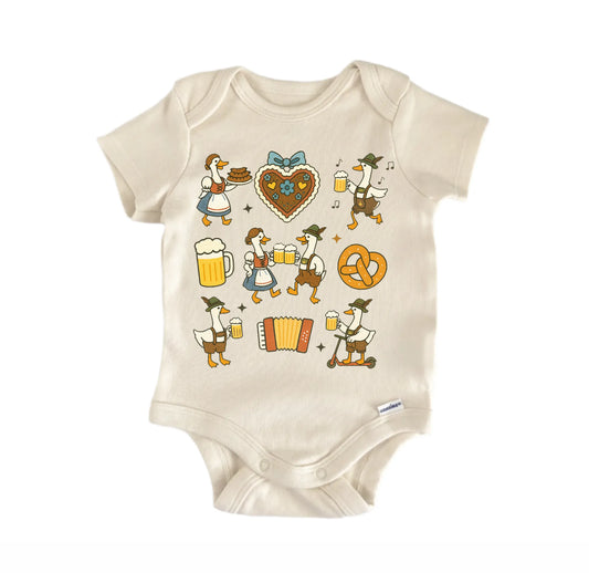 Oktoberfest Silly Goose Newborn Baby Onesie®