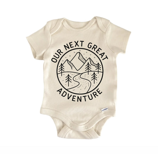 Our Next Great Adventure Newborn Baby Onesie®
