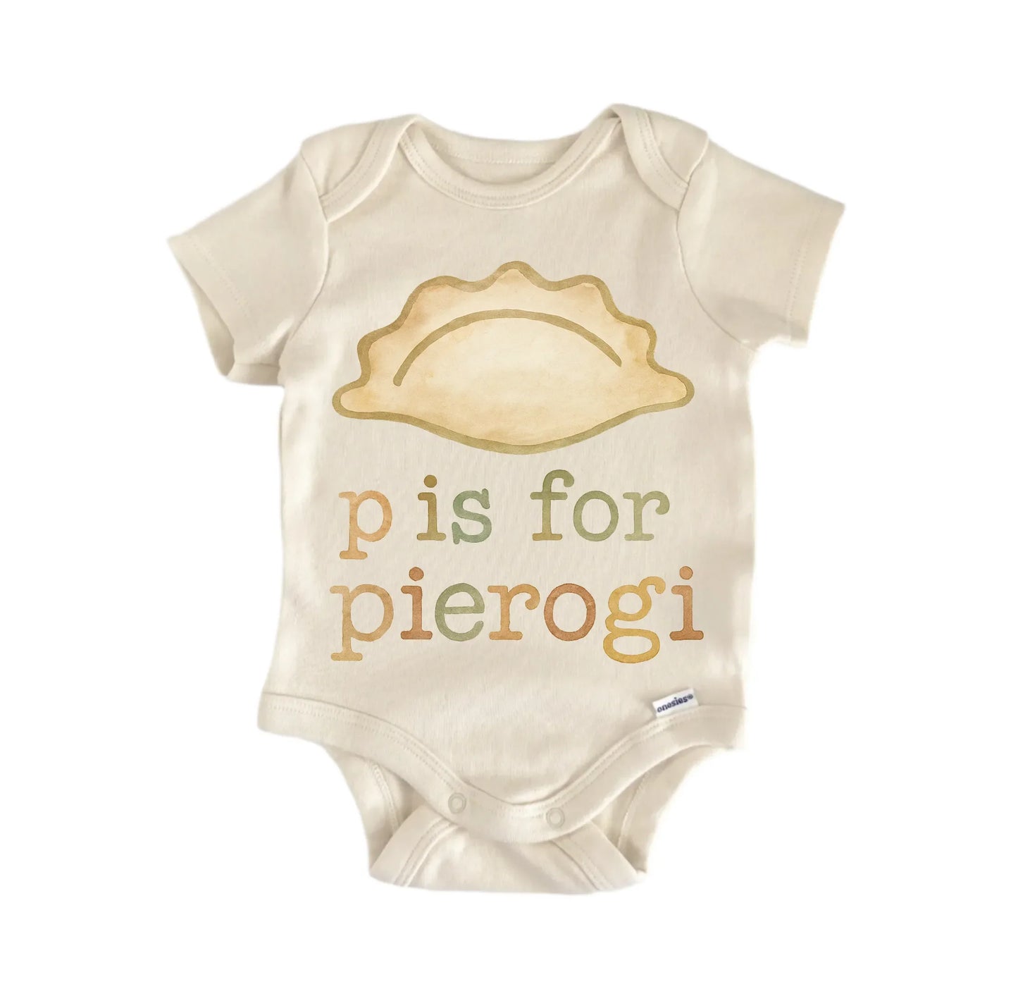 P Pierogi Polish Newborn Baby Onesie® Onesie®