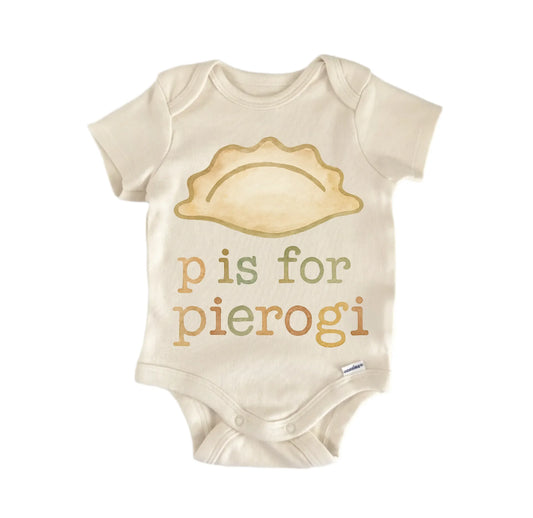 P Pierogi Polish Newborn Baby Onesie®