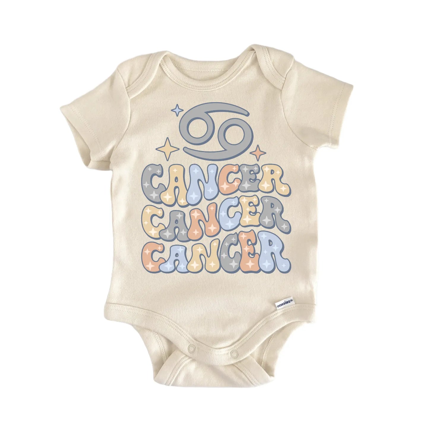 Retro Zodiac Vintage Cancer Newborn Baby Onesie® Onesie®