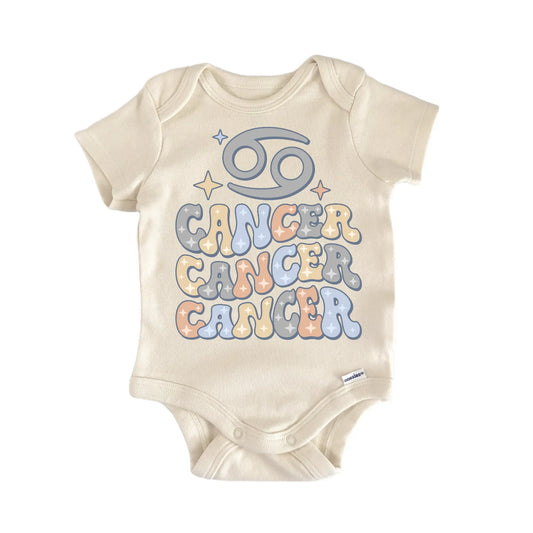 Retro Zodiac Vintage Cancer Newborn Baby Onesie®